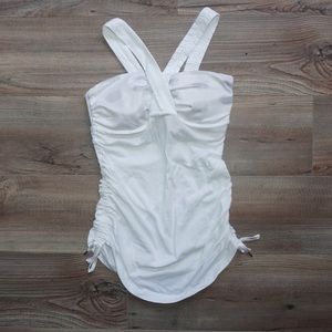Lululemon white yoga top, size 2